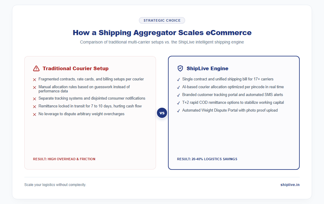 Shipping Aggregator Benefits
