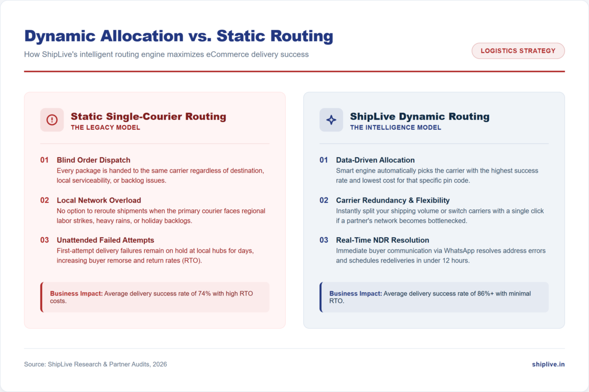 Dynamic Courier Allocation